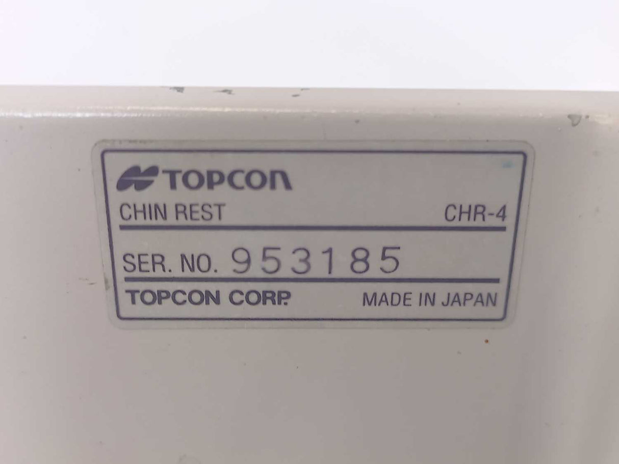 TOPCON SL-D4 Slit Lamp 100-240V w/ CHR-4 Chin Rest