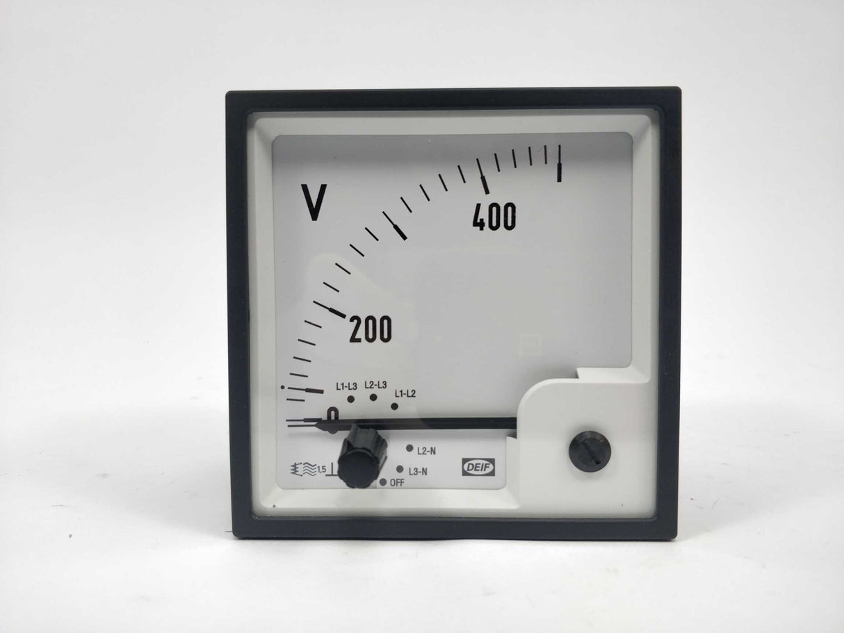 Deif 2961111120-02 EQ96-sw7 Voltmeter with built in switch