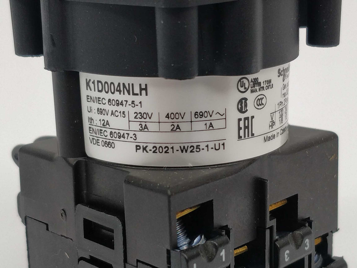 Schneider Electric K1D004NLH Cam Switch Harmony
