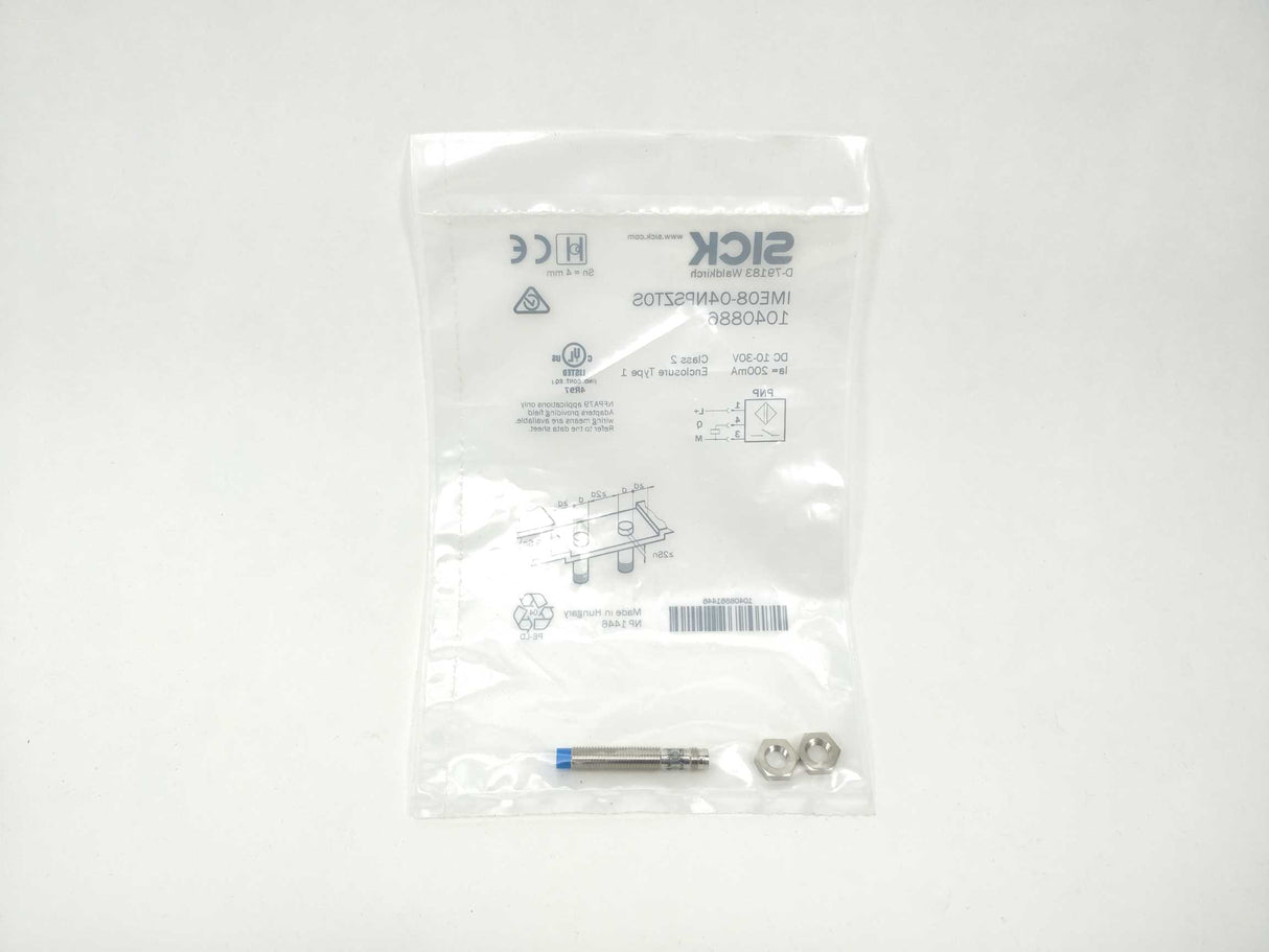 SICK 1040886 IME08-04NPSZT0S inductive proximity sensor