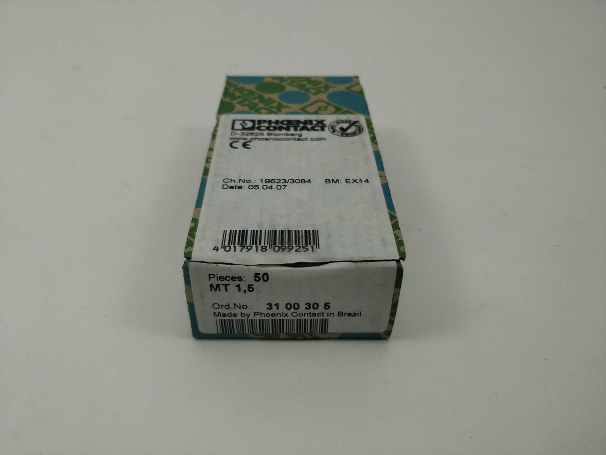 Phoenix Contact 3100305 MT 1,5 50 Pcs.