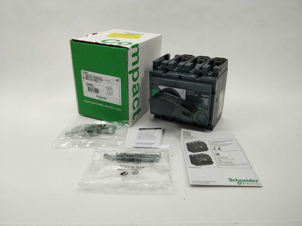 Schneider Electric 31104 INS250 3P 160 A - Switch Disconnector