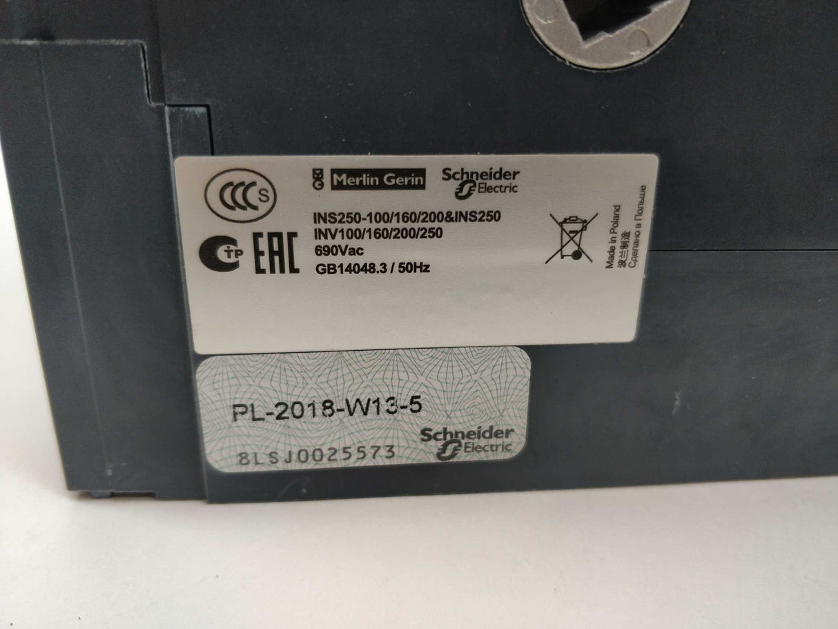 Schneider Electric 31104 INS250 3P 160 A - Switch Disconnector