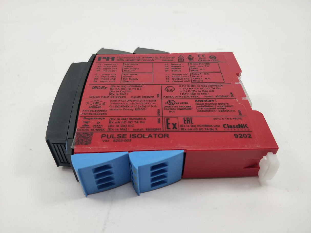 PR Electronics 9202B3B Pulse isolator for transmission