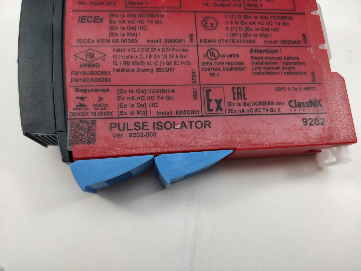 PR Electronics 9202B3B Pulse isolator for transmission