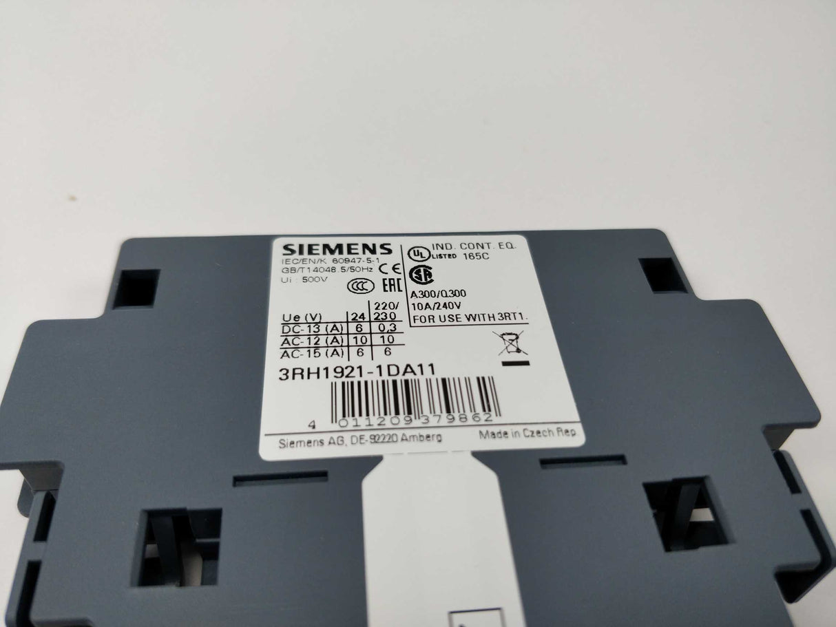 Siemens 3RH1921-1DA11 Auxiliary switch block