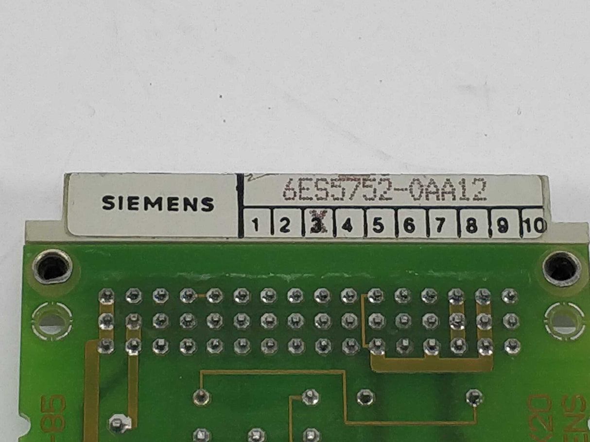 Siemens 6ES5752-0AA12 SIMATIC S5 Interface submodule