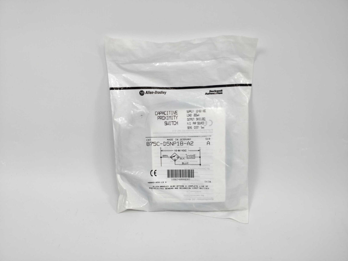AB 875C-D5NP18-A2 Ser. A Capacitive proximity switch