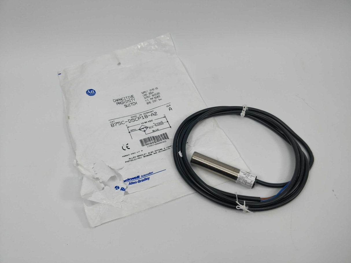 AB 875C-D5CP18-A2 Ser. A Capacitive proximity switch
