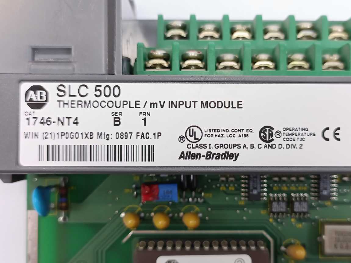 AB 1746-NT4 Ser. B Thermocouple/mV Analog Input Module