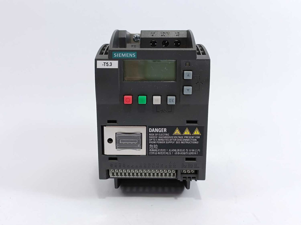Siemens 6SL3210-5BE15-5CV0 SINAMICS V20 Inverter