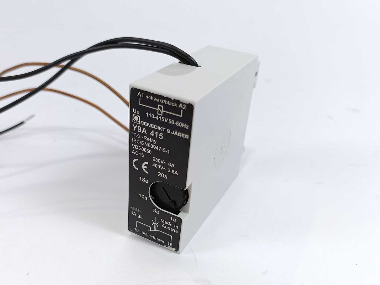 Benedikt & Jäger Y9A 415 Timer Relay 110-415V 50/60Hz