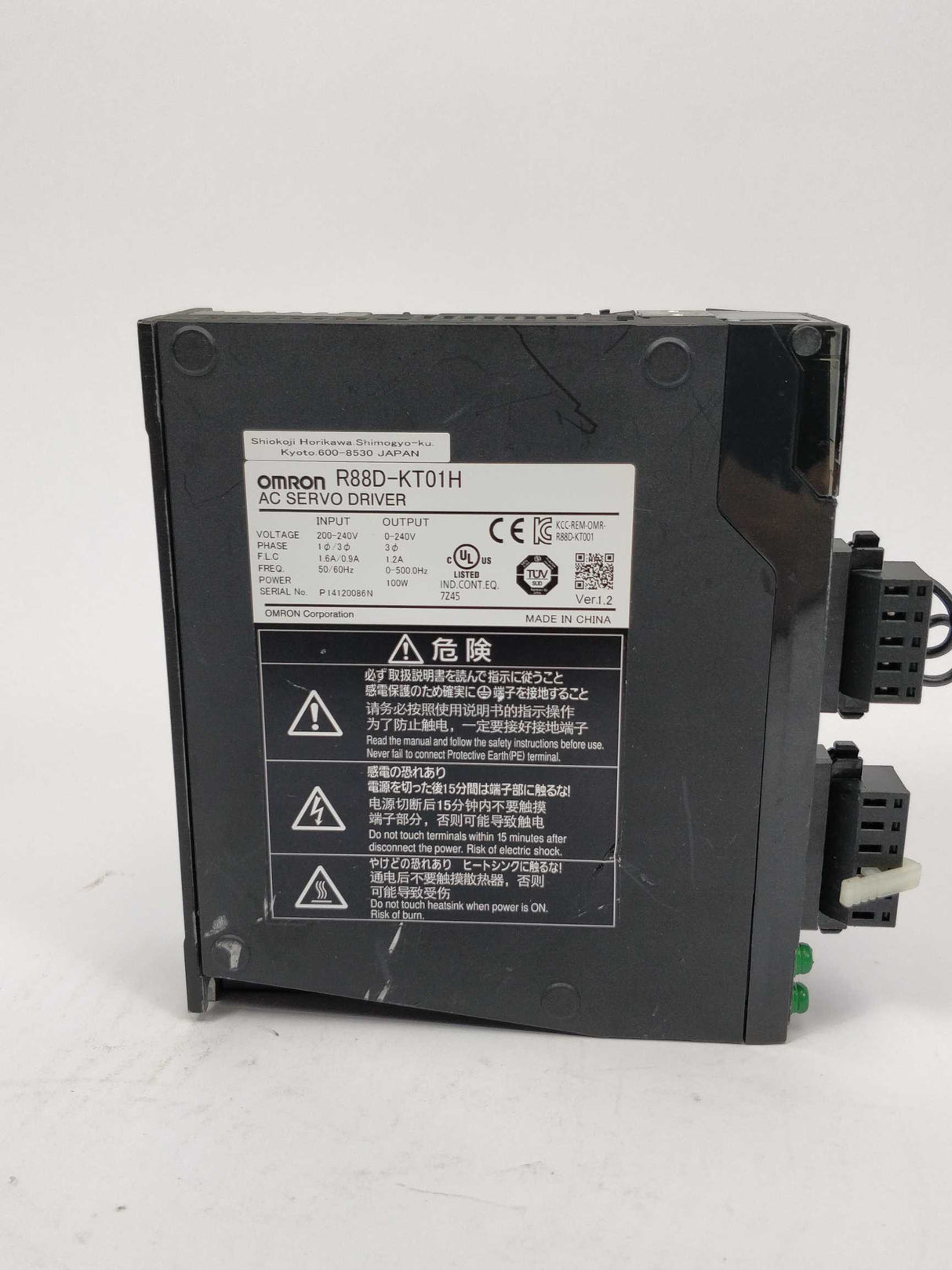 OMRON R88D-KT01H AC servo driver