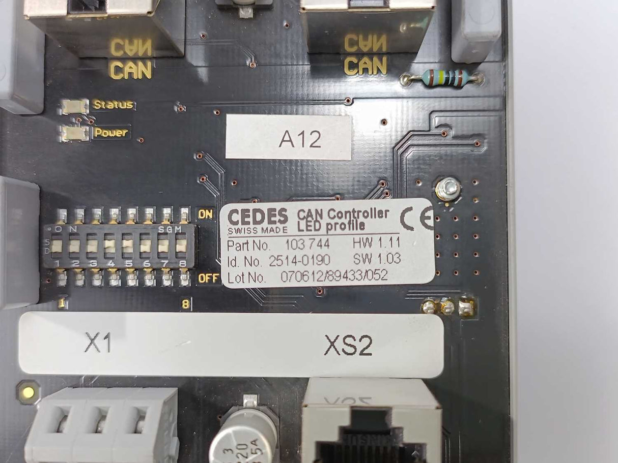 Cedes 103744 CAN Controller 2514-0190 HW 1.11