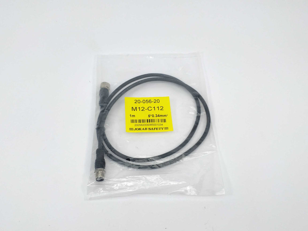 Jokab Safety 20-056-20 M12-C112 Cable 1M Length