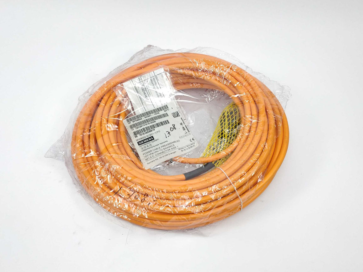 Siemens 6FX8002-5CS01-1CF0 Power Cable 25m, 4x 1.5C