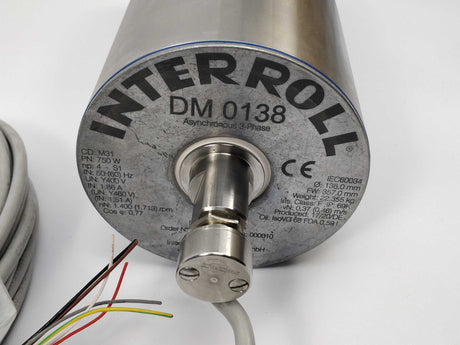 Interroll DM 0138 3 Phase CD M31 - 750W - Ø 138,0mm FW 357,0mm