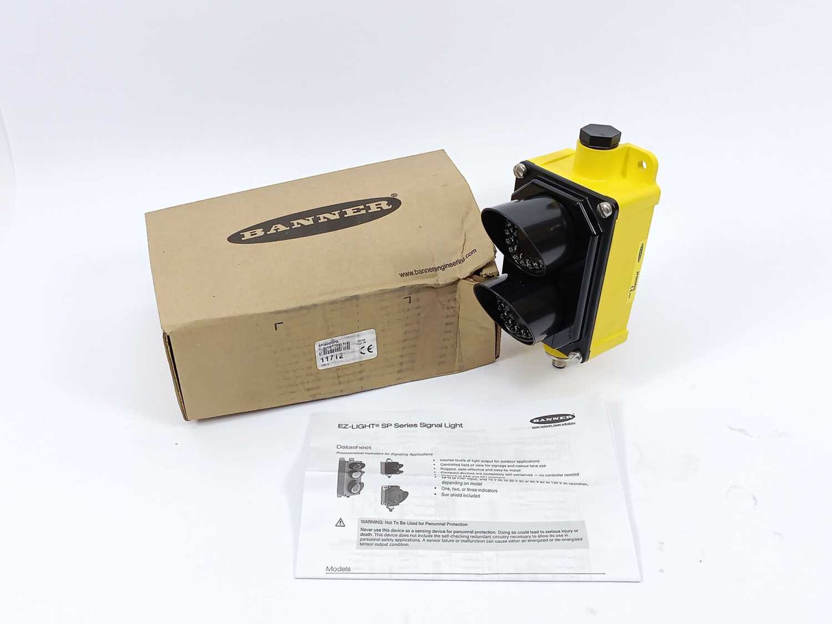 BANNER 11712 SP250GRPQ EZ-LIGHT SP Series Signal Light