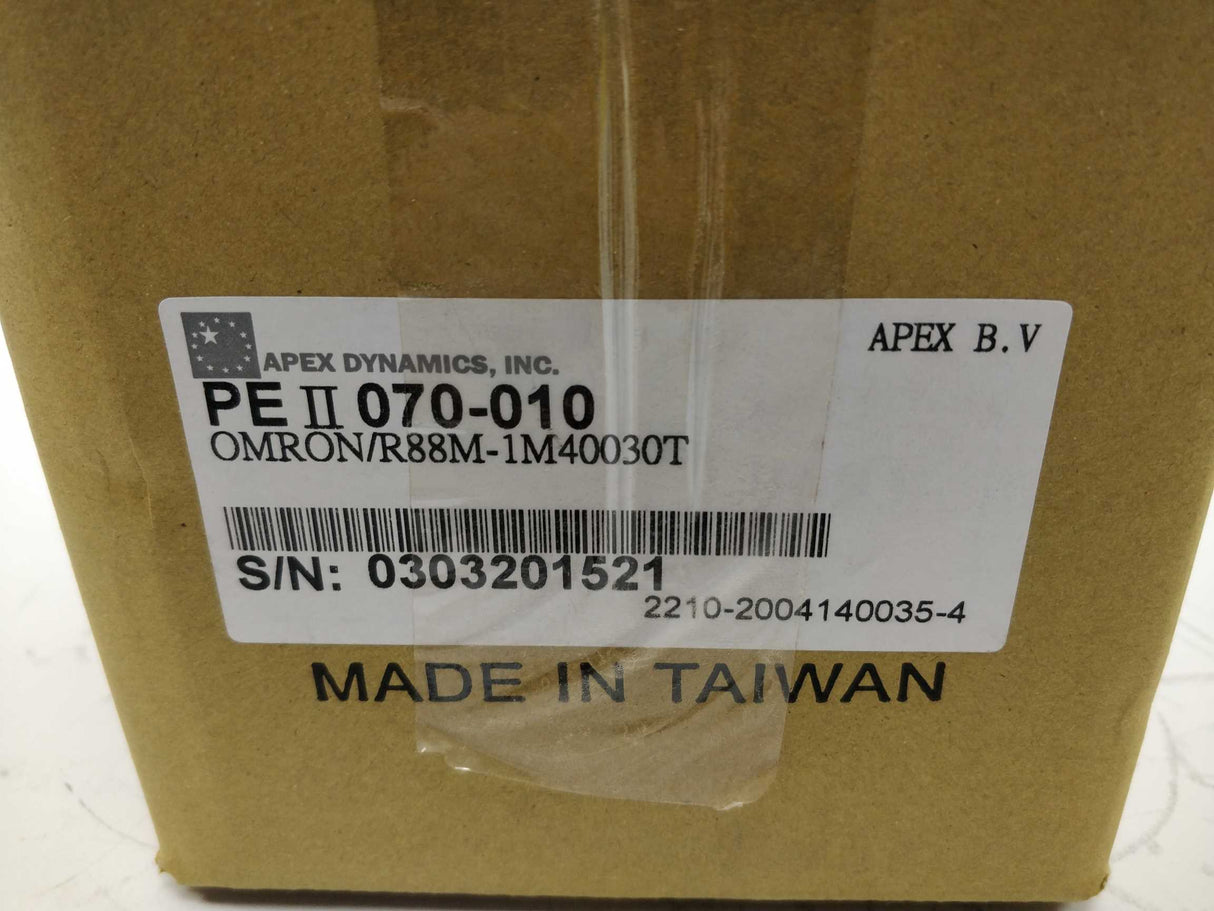Apex Dynamics PEII 070 High Precision Gearbox 010