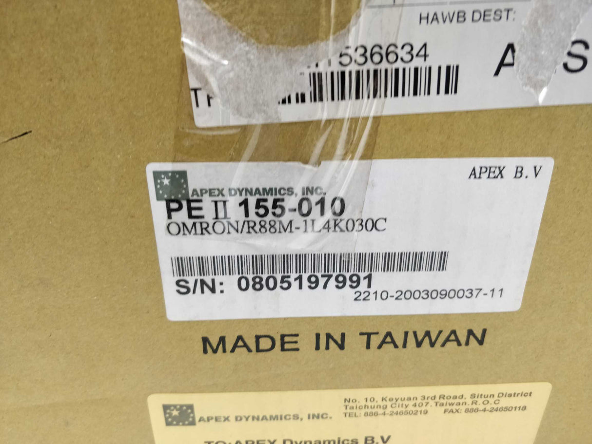 Apex Dynamics PEII 155 High Precision Gearbox 010