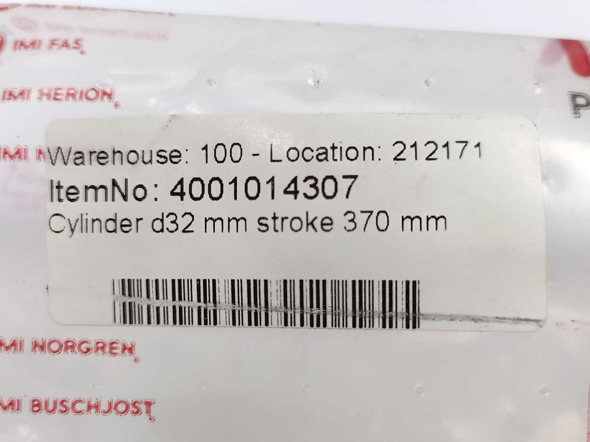 IMI NORGREN PVA/8032/M/370 Pneumatic Cylinder 370mm 1-16bar