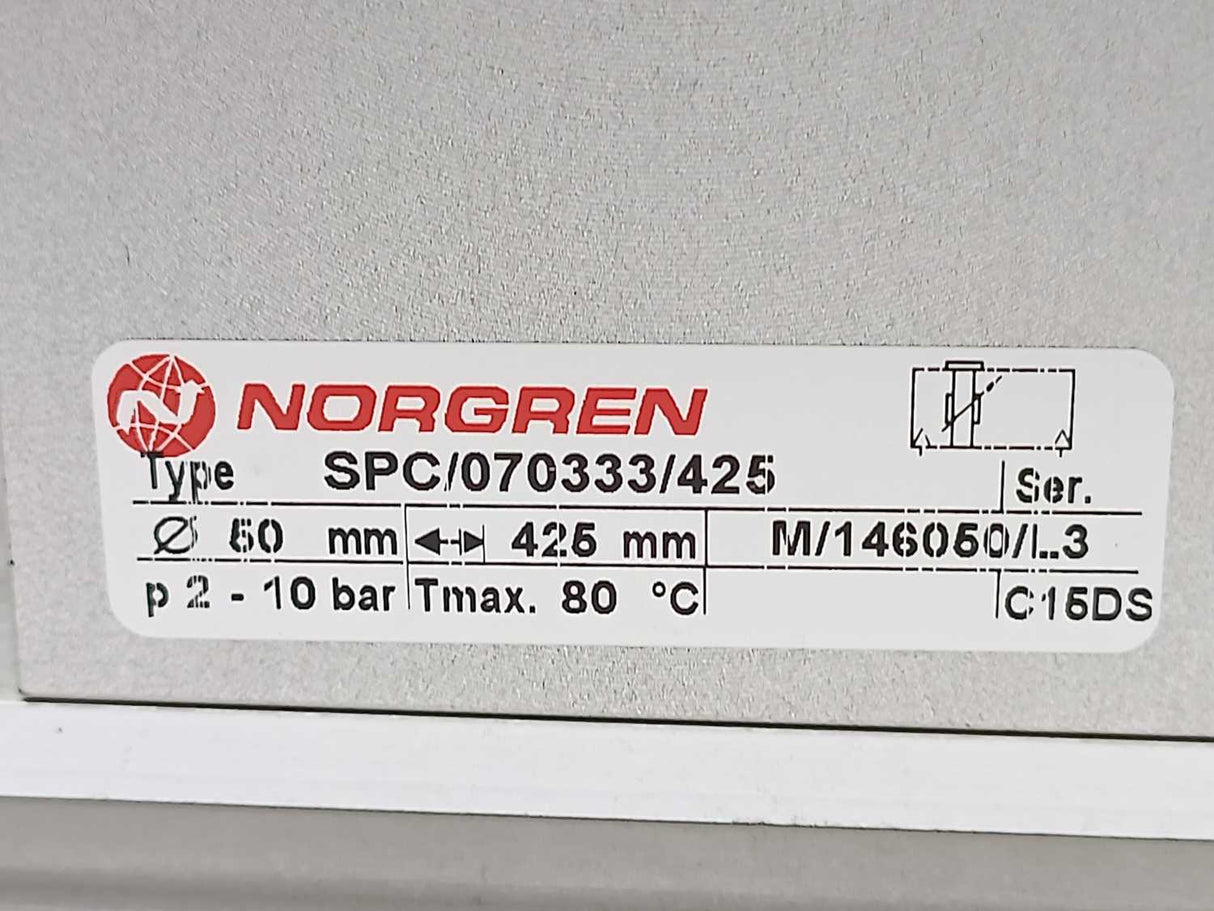 NORGREN SPC/070333/425 Cylinder Ø 50mm 425mm stroke