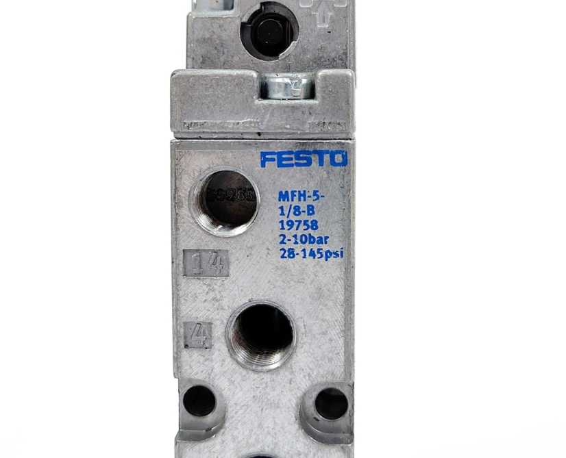 Festo 19758 MFH-5-1/8-B Air Solenoid Valve with 34420 coil
