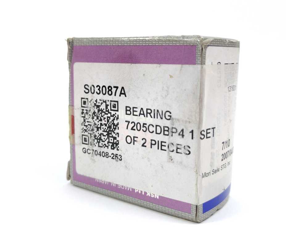 NSK Bearings 7205CDBP4 Angular Contact Ball  x2pcs