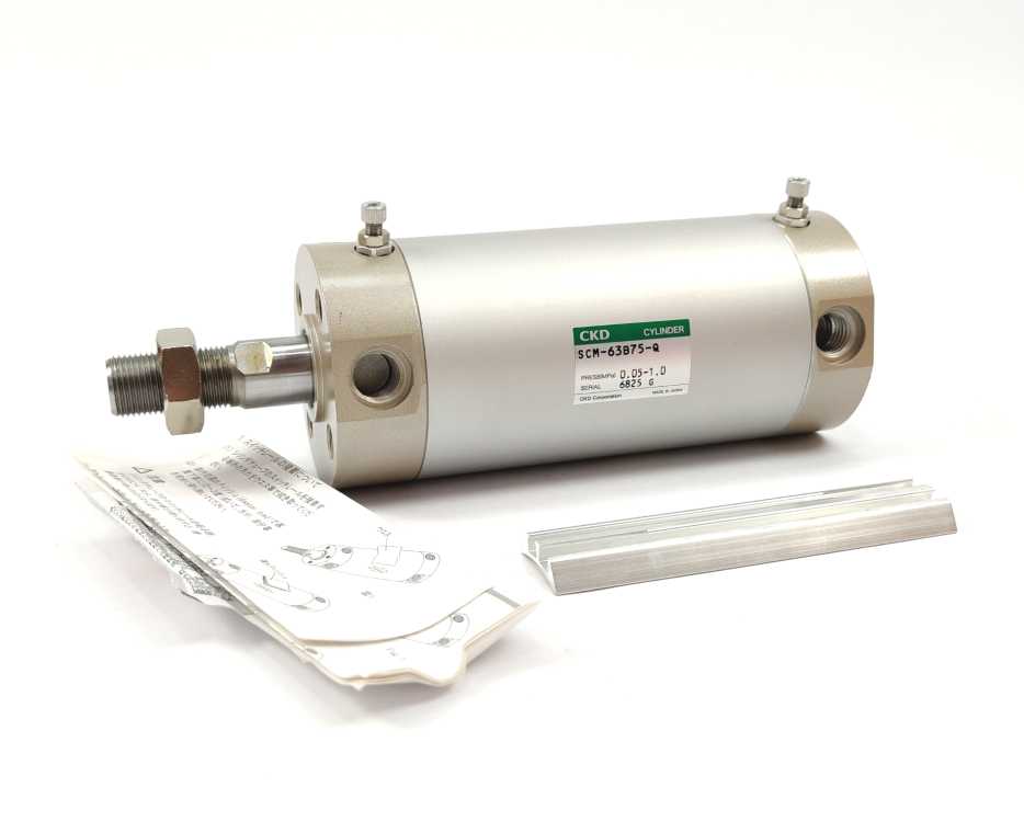 CKD Corporation SCM-63B75-Q Air Cylinder 0.05-1.0 MPa SCM-00-63B-75-Q