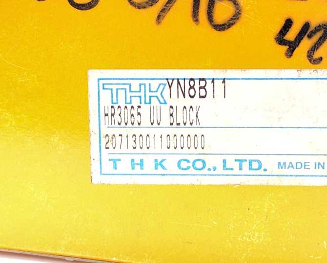 THK HR3065 UU Block x2 LM System