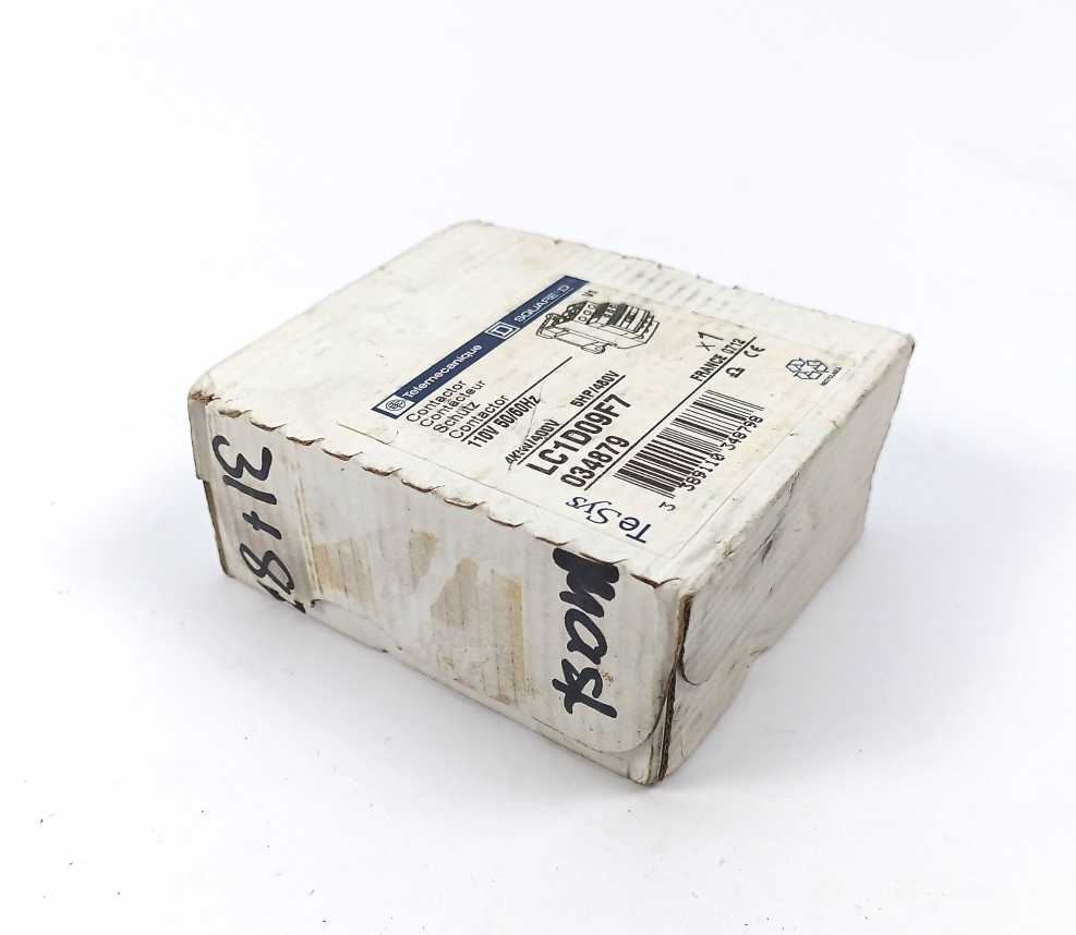 TELEMECANIQUE LC1D09F7 TeSys D Contactor 3 Pole 110V Coil