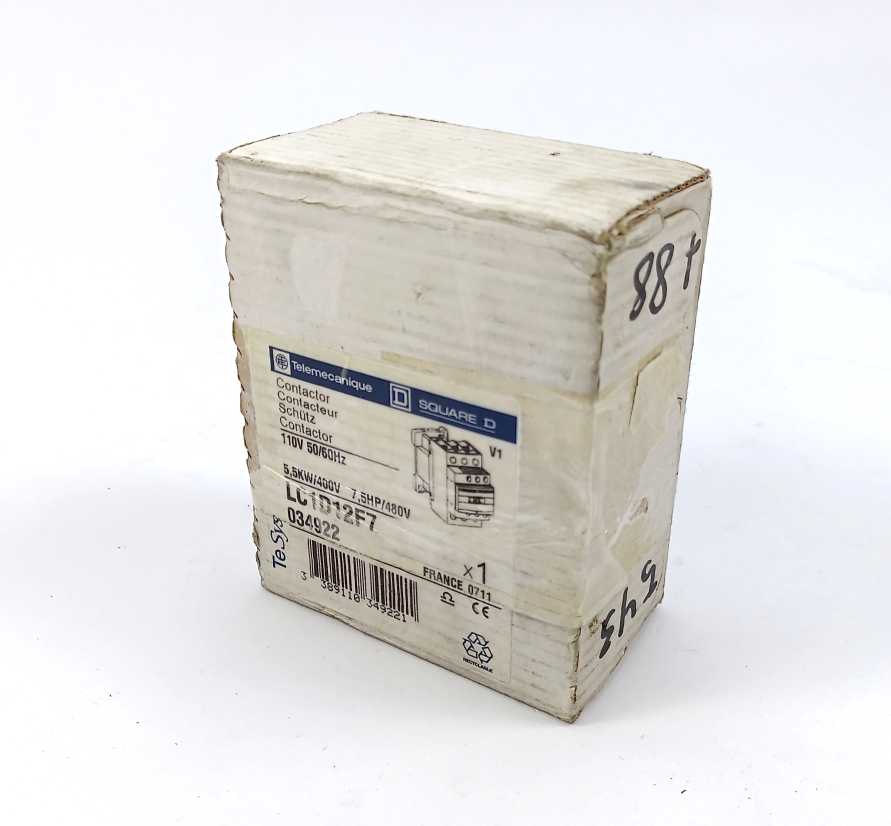 TELEMECANIQUE LC1D12F7 TeSys D contactor