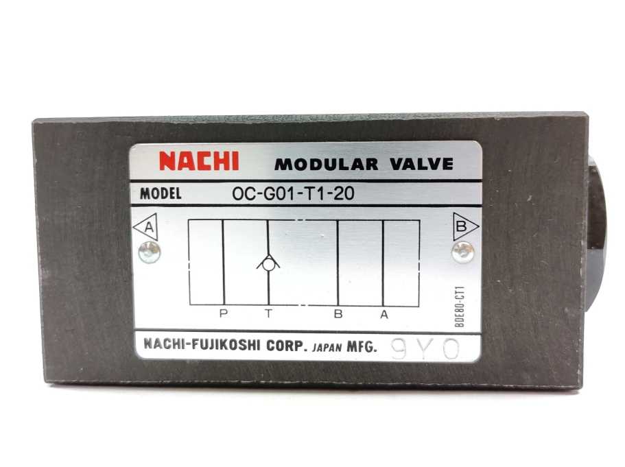 NACHI-FUJIKOSHI OC-G01-T1-20 Modular Valve
