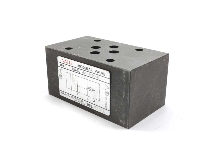 NACHI-FUJIKOSHI OW-G01-A1-R-D2-30 Modular Valve