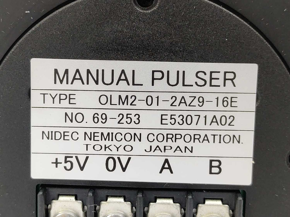 NIDEC NEMICON CORP OLM2-01-2AZ9-16E Manual Pulse Generator