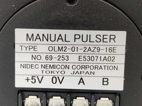 NIDEC NEMICON CORP OLM2-01-2AZ9-16E Manual Pulse Generator