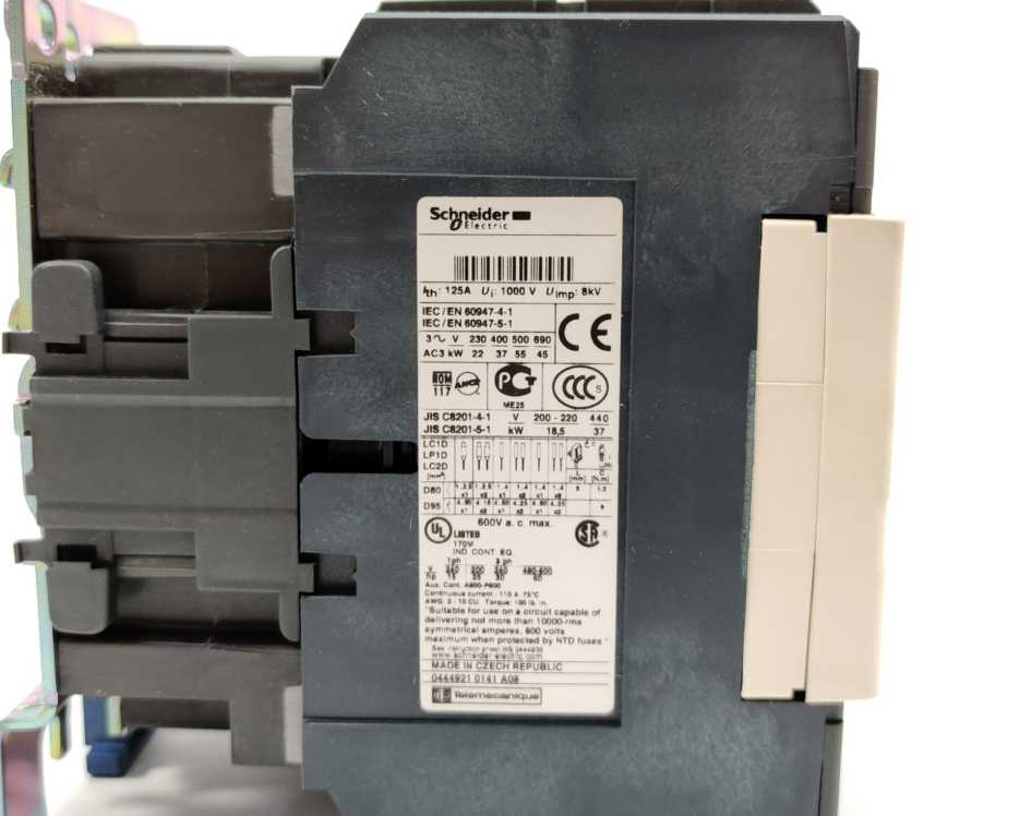 Schneider Electric LC1D80F7 TeSys D Contactor