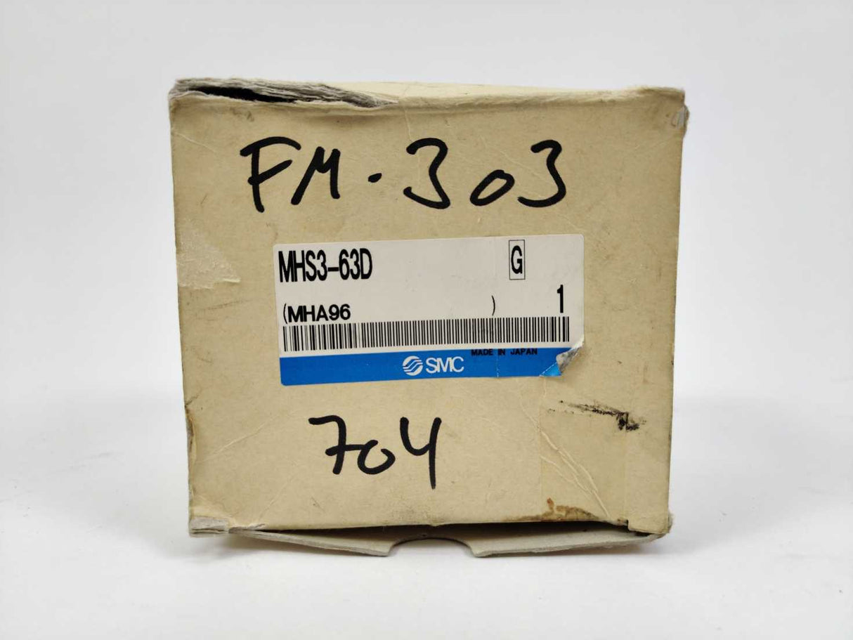 SMC MHS3-63D Air Gripper, 3 Finger