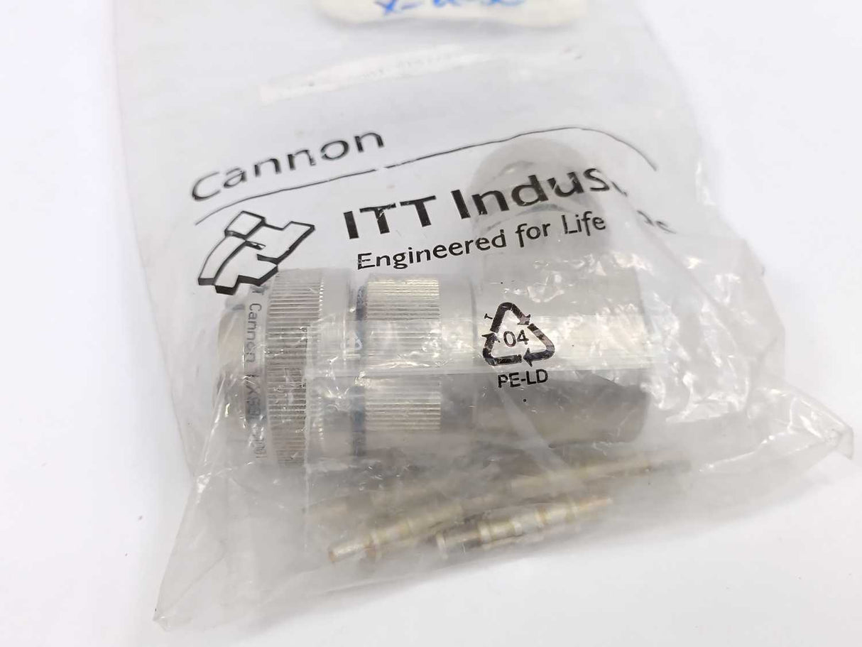 ITT Cannon LX63L-0001-0107/2222 Connector Size 22-22S Elbow 252180