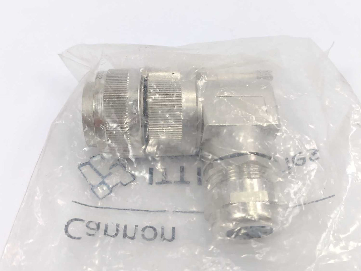 ITT Cannon LX63L-0001-0107/2222 Connector Size 22-22S Elbow 252180