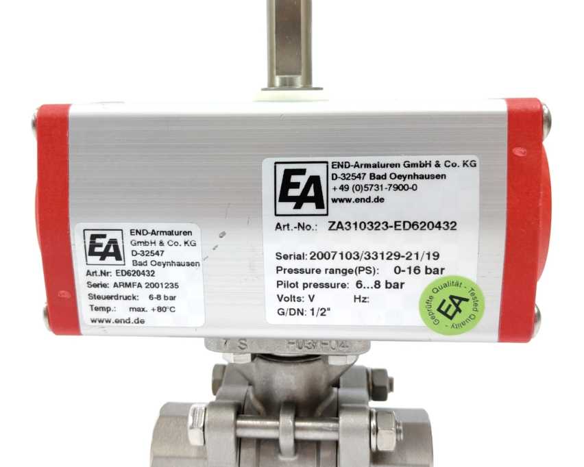 END-Armaturen ZA310323-ED620432 Ball valve-ZA 1/2 "thread