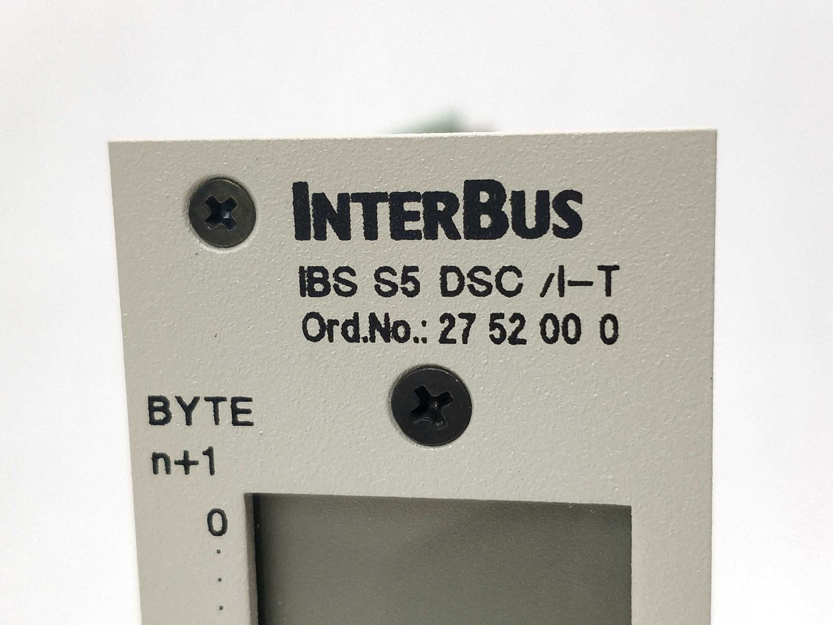 Phoenix Contact 2752000 IBS S5 DSC/I-T Interbus Connection