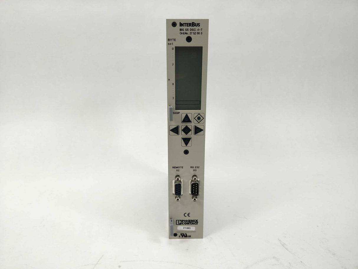 Phoenix Contact 2752000 IBS S5 DSC/I-T Interbus Connection