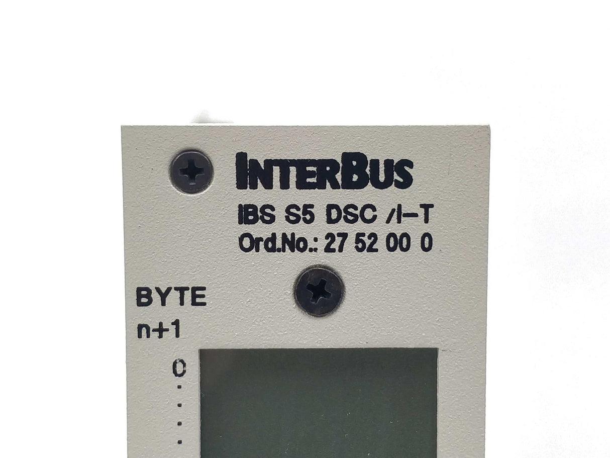 Phoenix Contact 2752000 IBS S5 DSC/I-T Interbus Connection