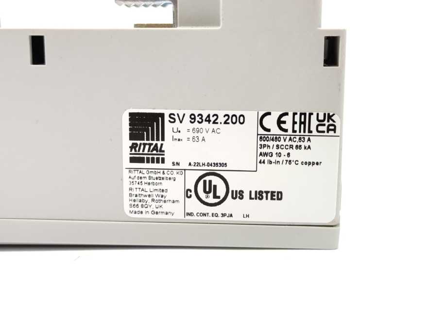 Rittal SV 9342.200 Connection Adaptor