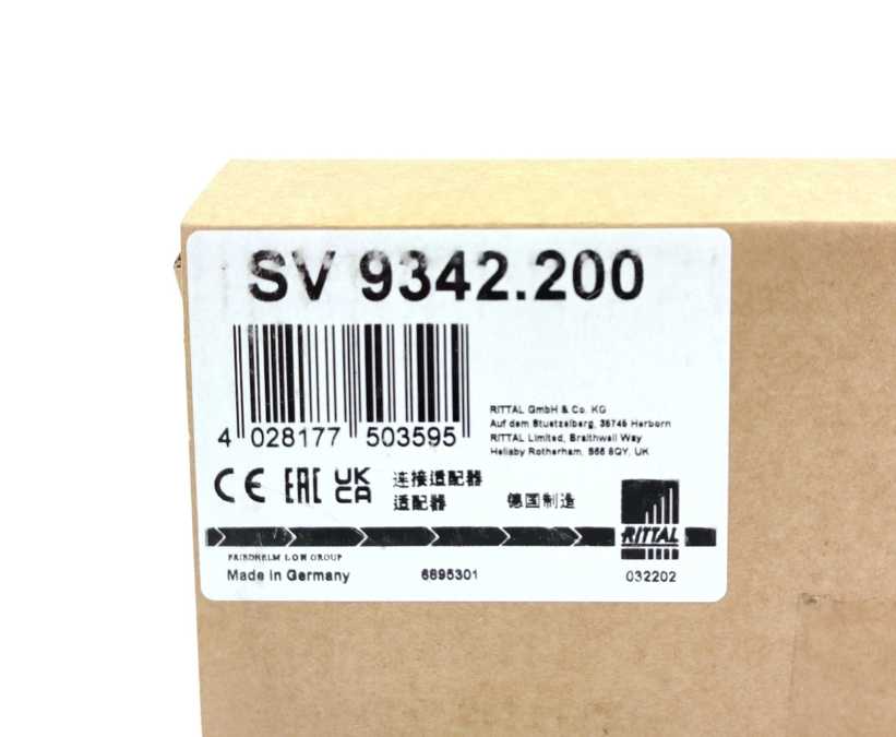 Rittal SV 9342.200 Connection Adaptor