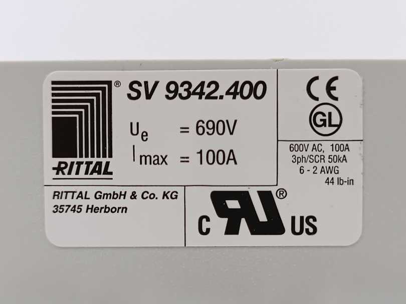 Rittal SV9342.400 Circuit Breaker Component Adapter