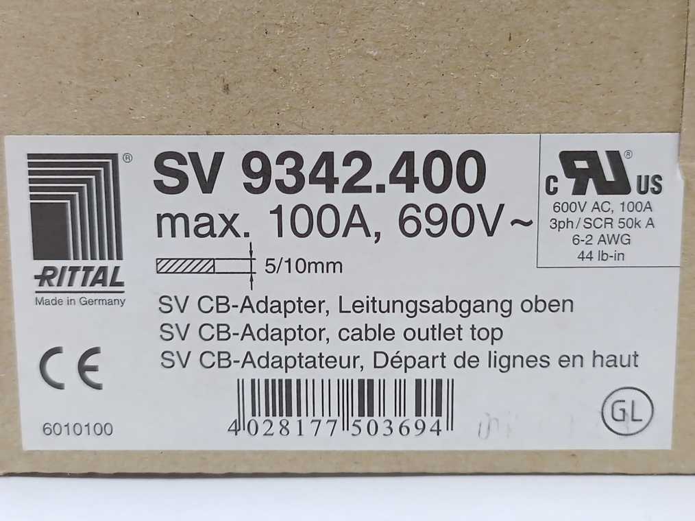 Rittal SV9342.400 Circuit Breaker Component Adapter
