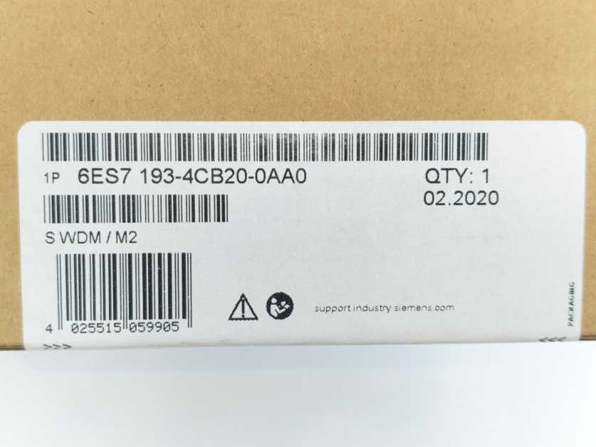 Siemens 6ES7193-4CB20-0AA0 SIMATIC DP Terminal Modules Batch 5 pcs.