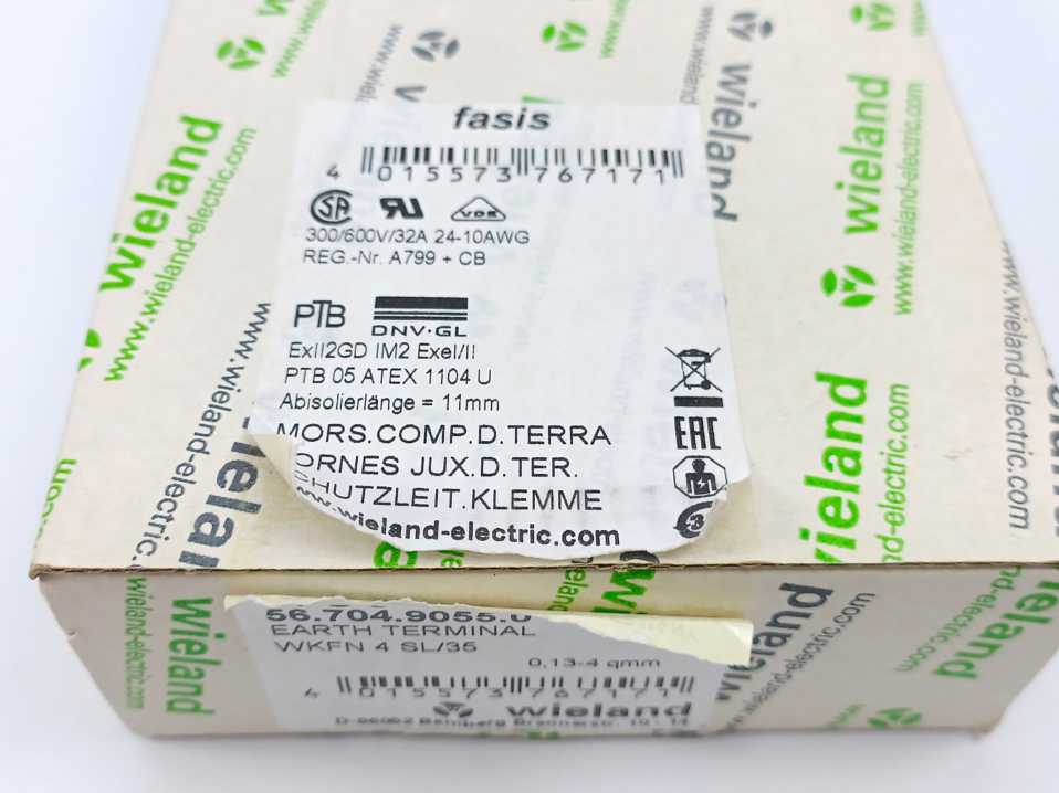 Wieland 56.704.9055.0 WKFN 4SL/35 96 Pcs.